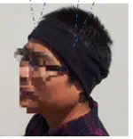 Wearable motion sensor-based chewing side detection