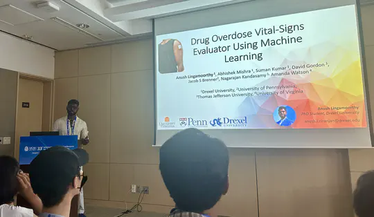 We presented "Drug Overdose Vital-Signs Evaluator Using Machine Learning" at IJCAI 2024!